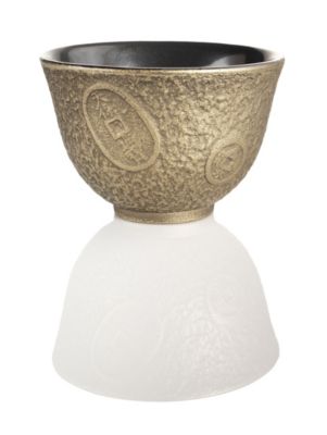 Coins Cast Iron Tea Cup